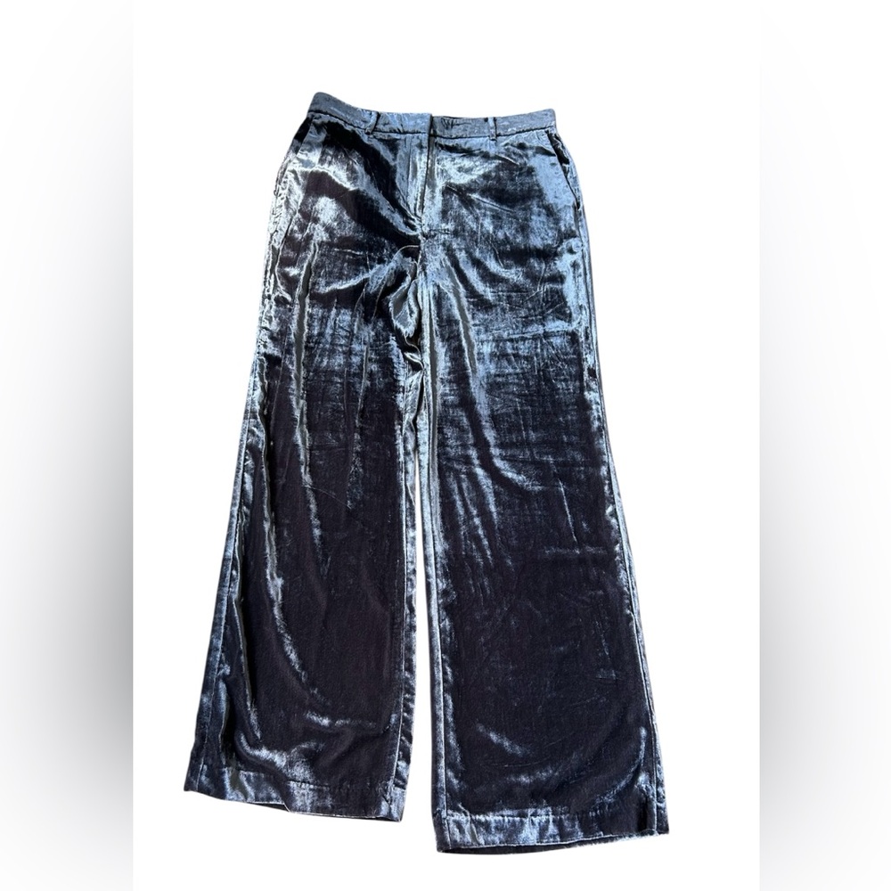 Ann Taylor Wide Leg Velvety Pants
